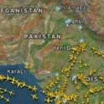 Pakistan hava sahasında ilginç görüntü!
