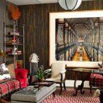 Ekose desenli ev dekorasyon fikirleri