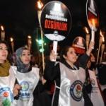 Memur-Sen Suriyeli mahsup kadınlar için yürüdü