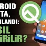 Android  Q Beta Yayınlandı
