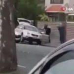 Cami saldırganının yakalanma anı kamerada!