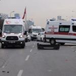  İstanbul'da trafiği kilitleyen kaza! 
