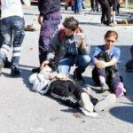 İzmir'de down sendromlu çocuklar ve ailelerini taşıyan araç kaza yaptı