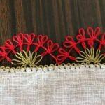 Maydanoz &ccedil;i&ccedil;eği iğne oyası ile nasıl yapılır?