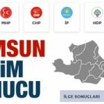 YSK SAMSUN yerel seçim sonuçları paylaşıldı! Seçimi hangi parti kazandı?