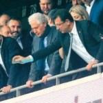 İmamoğlu'ndan trib&uuml;nde tahrik! Tepkiler &ccedil;ığ gibi...