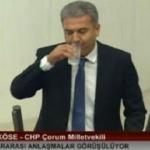 CHP'li vekil Meclis'te su içince tartışma çıktı!