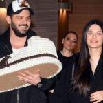 Heyecandan titreyen Almeda Abazi'ye eşinden destek! Zor bir doğum oldu...