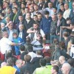 Rize'de protokol trib&uuml;n&uuml; karıştı