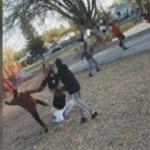 Çocuklar parkta dehşet saçtı! Kendilerini uyaran kadına saldırdılar