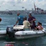 Kadıköy'de tekne alabora oldu