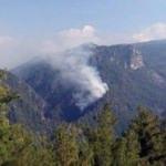 Amanos Dağları'nda orman yangını