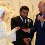 Erdoğan'dan Diyanet İşleri Başkanı Ali Erbaş'ın kızına nikah şahitliği