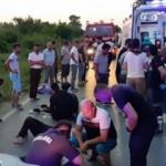 Çatalca'da minibüs devrildi: 12'si ağır 20 yaralı