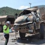 Gaziantep'te askeri araç devrildi: 2 asker yaralı