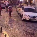 Magandalar İstanbul'un göbeğinde esnafa saldırdı