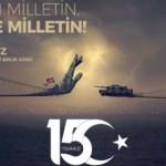 Ünlü isimlerin '15 temmuz' paylaşımları