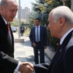 Erdoğan, Bahçeli'yi evinde ziyaret etti