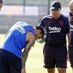 Barcelona'da Messi şoku! İlk idmanda...