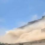 Denizli'deki deprem sonrası korkutan görüntü