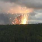 Rusya'da askeri cephanelikte patlama! 4 yaralı