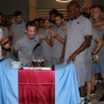 Trabzonspor'da Avdijaj'ın doğum günü kutlandı