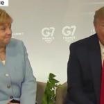 Trump 'Kanımda Almanlık var' dedi, Merkel kendini tutamadı: Pıhımmmphp