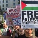 Netanyahu'nun Londra ziyareti protesto edildi
