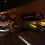 TEM'de zincirleme kaza: İstanbul'a girişte yoğunluk