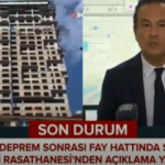 Kandilli'deki canlı yayın esnasında deprem yaşandı