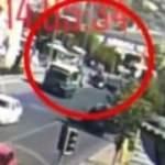Ankara'da otobüs durağa daldı! O anlar kamerada