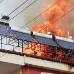 Develi'de 7 katlı binada yangın: 9 kişi hastaneye kaldırıldı