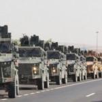 Sınırda büyük hareketlilik! 100 araçlık askeri konvoy Kilis'te