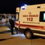 Ambulans uçak bir günlük bebek için havalandı