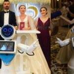Konyalı robot, nikah şahidi oldu düğünde göbek attı