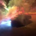 Drift yapan şoföre 10 bin lira ceza