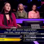 Kim Milyoner Olmak İster yarışmasında damga vuran Ezel dizisi sorusu!