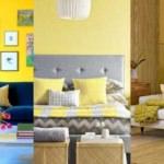 Sarı renk ile yapılabilecek ev dekorasyonu önerileri