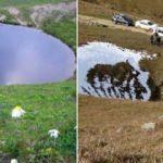 Gümüşhane'de yok edilen 'Dipsiz Göl' doğal sit alanı ilan edilecek