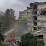 İstanbul Üniversitesi Diş Hekimliği binasında yıkım başladı