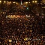 Madrid'de iklim değişikliğine karşı yüz binden fazla kişi yürüdü