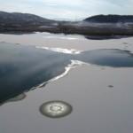 4 ay buzla kaplanan Sivas Hafik Gölü görenleri hayran bırakıyor