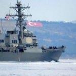 ABD savaş gemisi 'USS Ross' Çanakkale Boğazı'ndan geçti