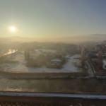 Bir şehir dondu! Termometre -22 dereceyi gördü