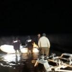 Keban Barajında mahsur kalan 3 balıkçı kurtarıldı