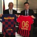 Murat Cavcav, Barcelona Başkanı Bartomeu'yla görüştü