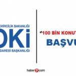 TOKİ 100 bin konut başvuruları devam ediyor! Başvuru şartları neler?