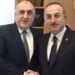 Bakan Çavuşoğlu, Azerbaycanlı mevkidaşı ile görüştü