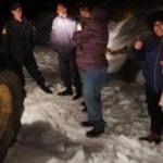 Mersin'de kar yağışı nedeniyle vatandaşlar mahsur kaldı