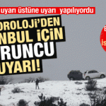 Meteoroloji'den İstanbul için turuncu uyarı! İlk görüntüler geldi